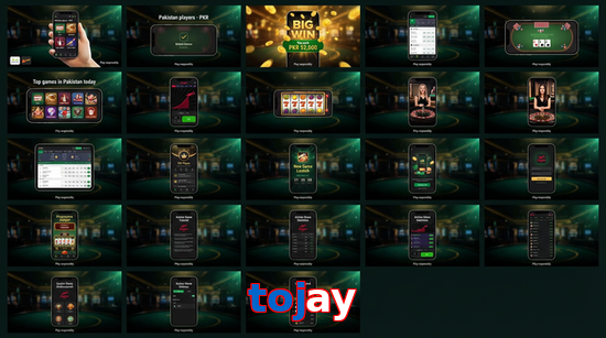 Main screen of Tojay bet page for PK players