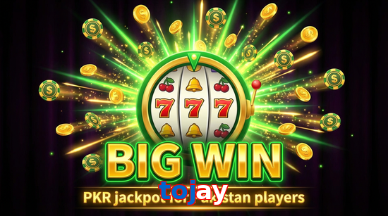 Big win animation on Tojay slot game